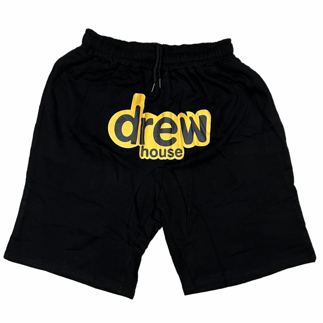 drew house(ドリューハウス)のDREW HOUSE ドリューハウス ロゴ ショートパンツ ブラック M メンズのパンツ(ショートパンツ)の商品写真