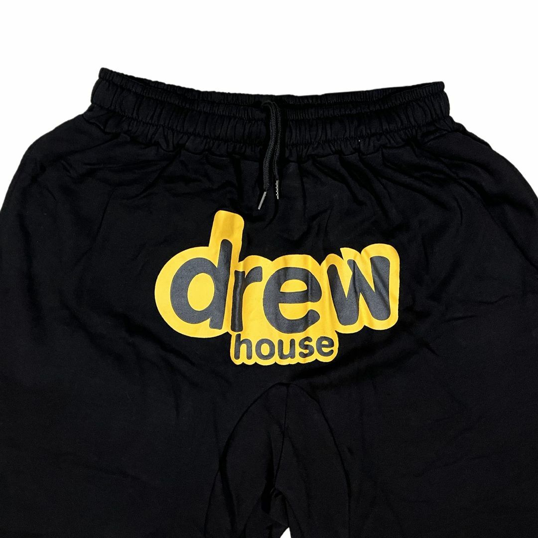 drew house(ドリューハウス)のDREW HOUSE ドリューハウス ロゴ ショートパンツ ブラック M メンズのパンツ(ショートパンツ)の商品写真