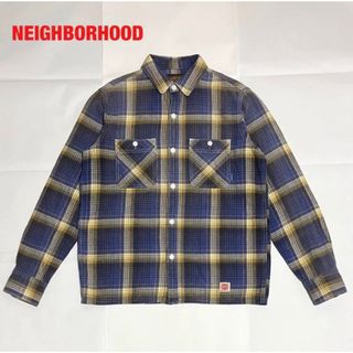 NEIGHBORHOOD　ネイバーフッド　ネルシャツ　総柄シャツ　チェック柄