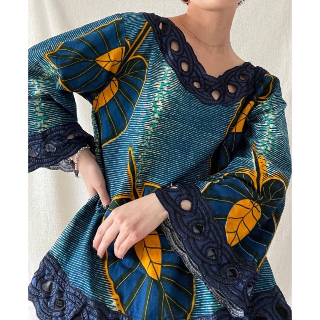 DEPT(デプト)のvintage african batik blouse レディースのトップス(シャツ/ブラウス(長袖/七分))の商品写真