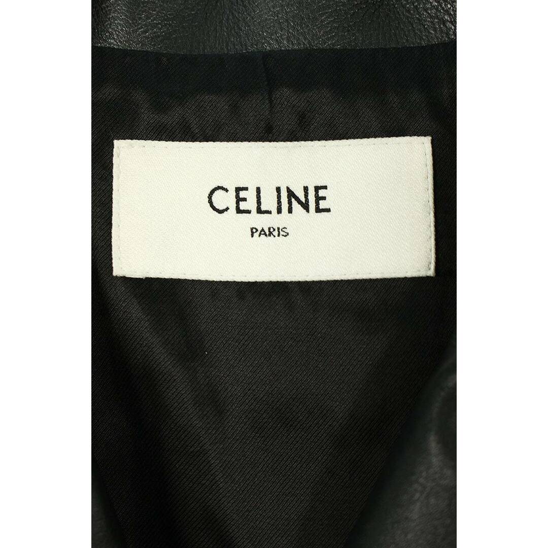 celine(セリーヌ)のセリーヌバイエディスリマン  19AW  2E158599E ダブルライダースレザージャケット メンズ 44 メンズのジャケット/アウター(レザージャケット)の商品写真