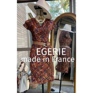 アーモワールカプリス(armoire caprice)の綺麗なお姉さんのEGERIEフランス製ワンピース(ひざ丈ワンピース)