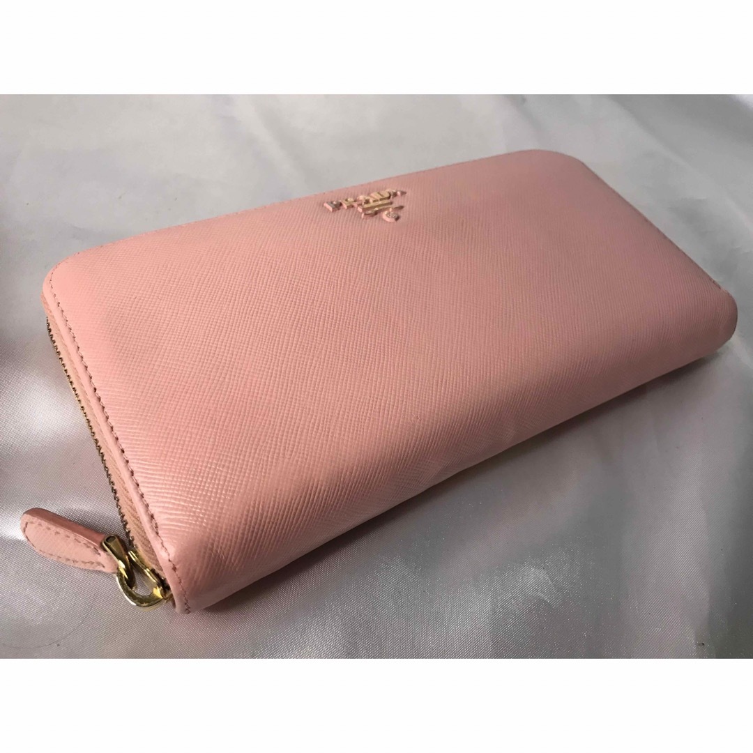 超美品PRADA プラダ 長財布 ラウンドファスナー ORCHIDEA - 財布