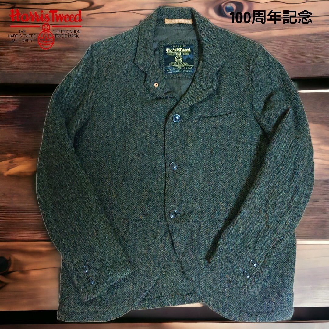 Harris Tweed - 100周年 ハリスツイード×BEAMS ダブルネーム ウール