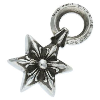 クロムハーツ(Chrome Hearts)のクロムハーツ  STAR CHARM/6ポイントスターチャーム シルバーネックレストップ メンズ(ネックレス)