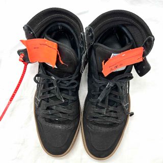 off-white PATCHED ハイカットブラック