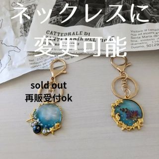 海のキーホルダー　マリン　魚　レジン　ダイビング　ヒリゾ浜　沖縄　カクレクマノミ(バッグチャーム)