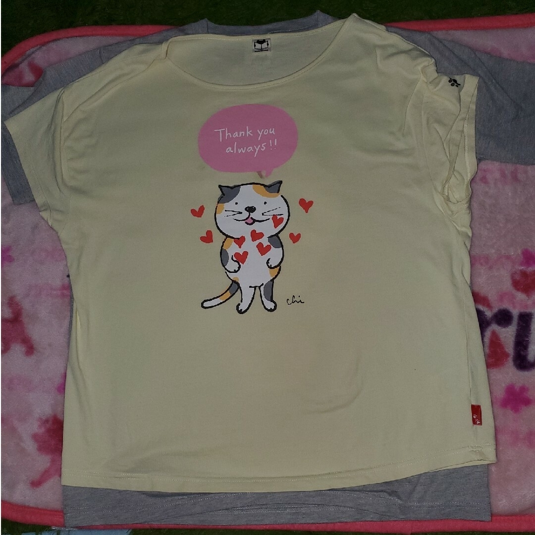 ２枚Tシャツ   LL レディースのトップス(Tシャツ(半袖/袖なし))の商品写真