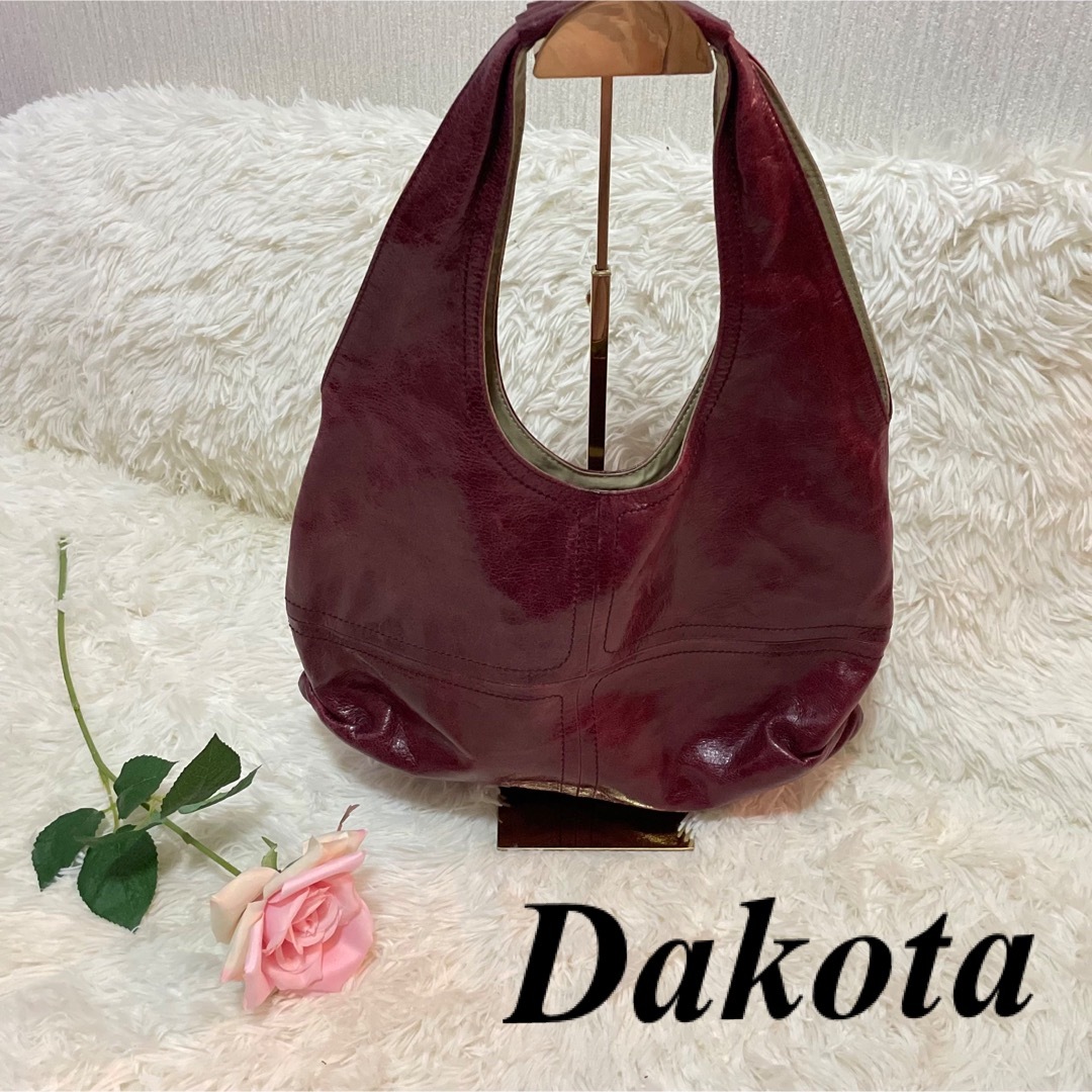 美品　ダコタ　Dakota トートバッグ　オレンジ　キャンパス地　即日発送