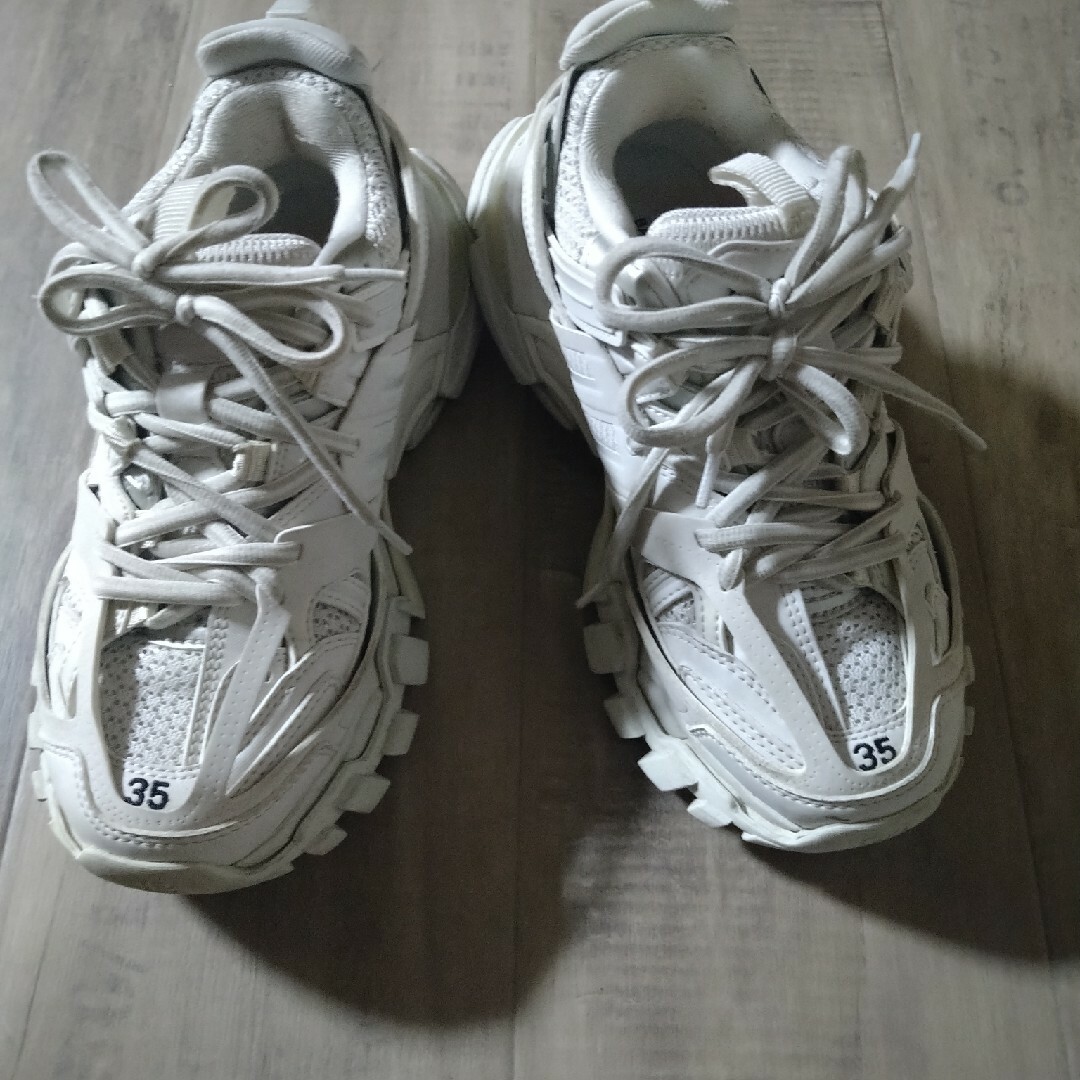 BALENCIAGA track2 バレンシアガ トラック スニーカー 35 白-