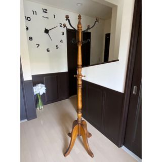 カリモク家具 - カリモク/ポールハンガー/木製/アンティーク