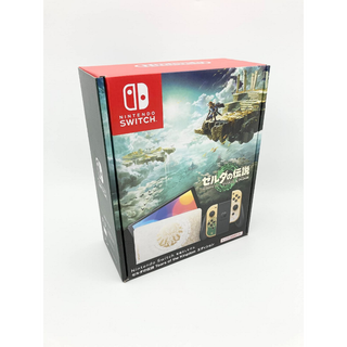 ニンテンドースイッチ(Nintendo Switch)の中古 箱付 完品 Nintendo Switch（有機ELモデル） ゼルダの伝説(携帯用ゲーム機本体)