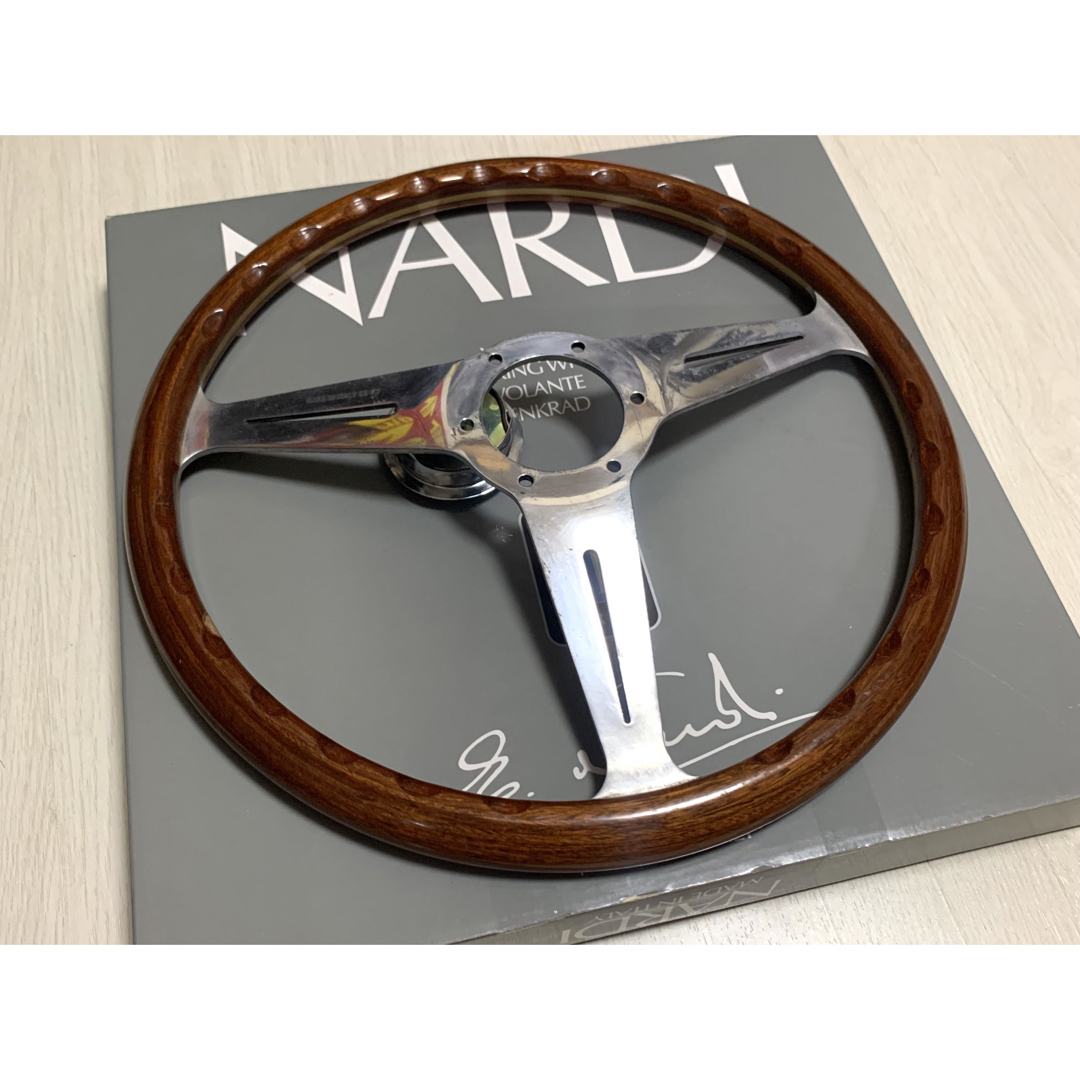 NARDI Classic】36.5Φ ウッドステアリング 即決大歓迎 旧車等