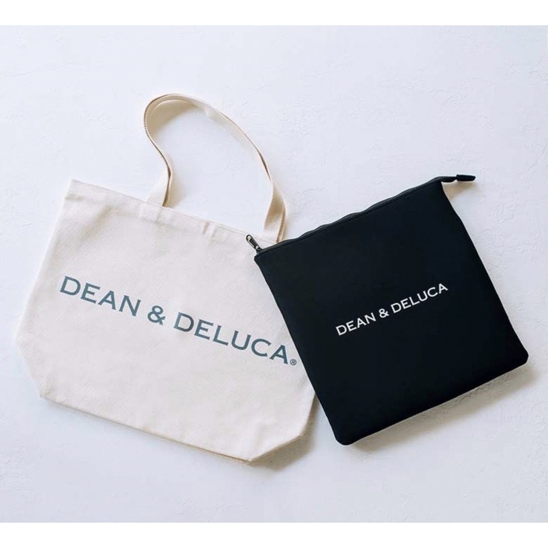 DEAN & DELUCA(ディーンアンドデルーカ)の新品未開封 DEAN&DELUCA クッションインナーポーチ ブラック 黒  レディースのバッグ(エコバッグ)の商品写真