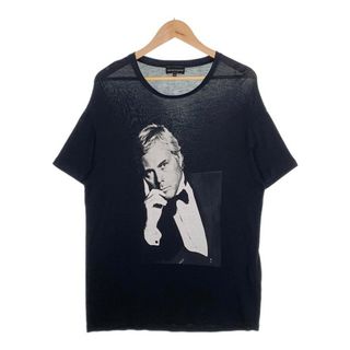 エンポリオアルマーニ(Emporio Armani)のエンポリオアルマーニ ジョルジオ フォトTシャツ ブラック M(Tシャツ/カットソー(半袖/袖なし))