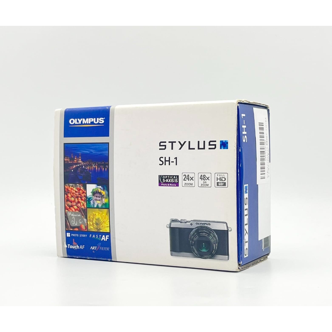 箱付 完品 OLYMPUS デジタルカメラ STYLUS SH-1 ブラッ