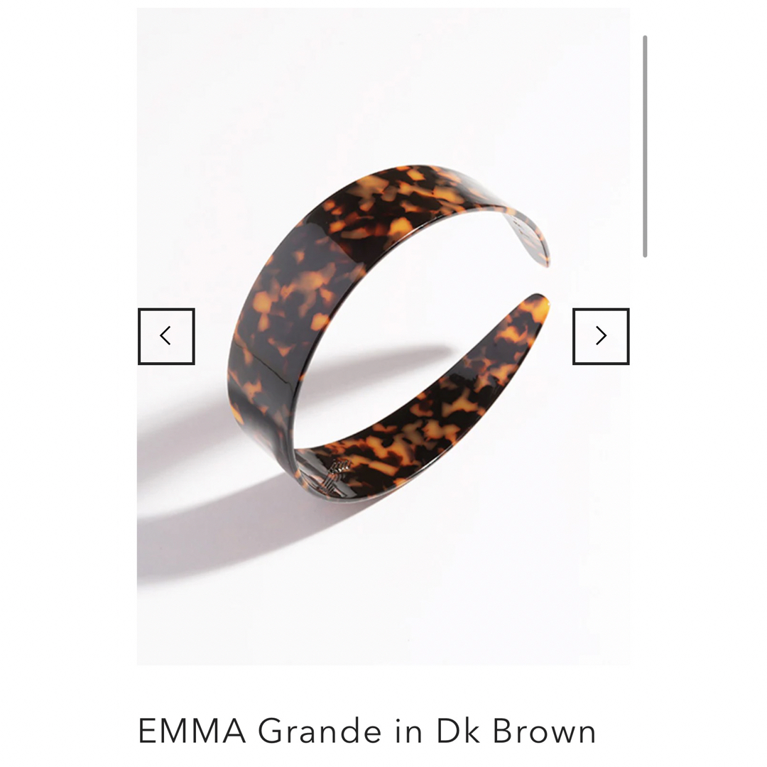 専用TRESSE????EMMA Grande in Dk Brown????カチューシャ