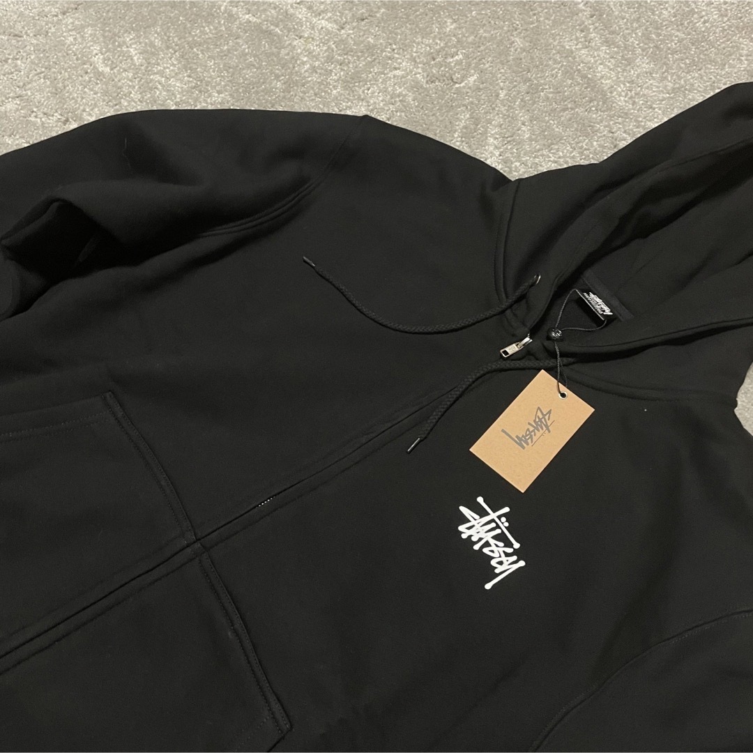 【新品】STUSSY ジップパーカー  Full Zip Hoodie