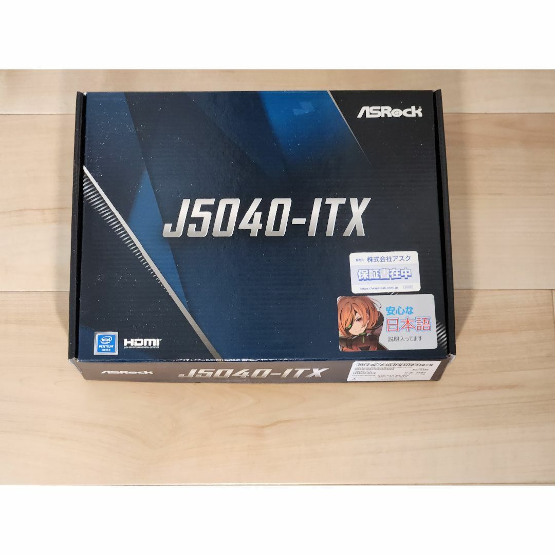 PCパーツ☆ファンレス☆J5040-ITX☆匿名配送☆ 未使用品