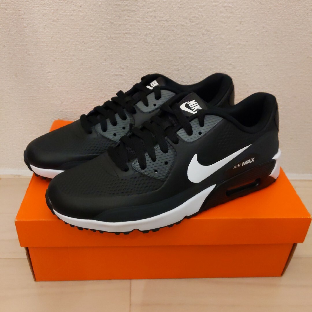 【レアカラー・新品箱有】ナイキNIKEエアマックス90 GOLF 28.5cm黒