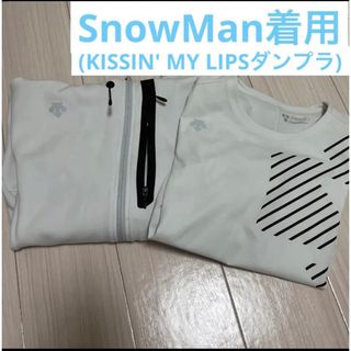 デサント(DESCENTE)のSnowMan着用 DESCENTEムースフルジップパーカー＆サンスクリーンT(パーカー)