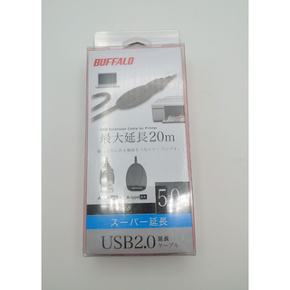 ザブラウンバッファロー(THE BROWN BUFFALO)の未開封 BUFFALO バッファロー USB 2.0リピーター ケーブル (A (PC周辺機器)