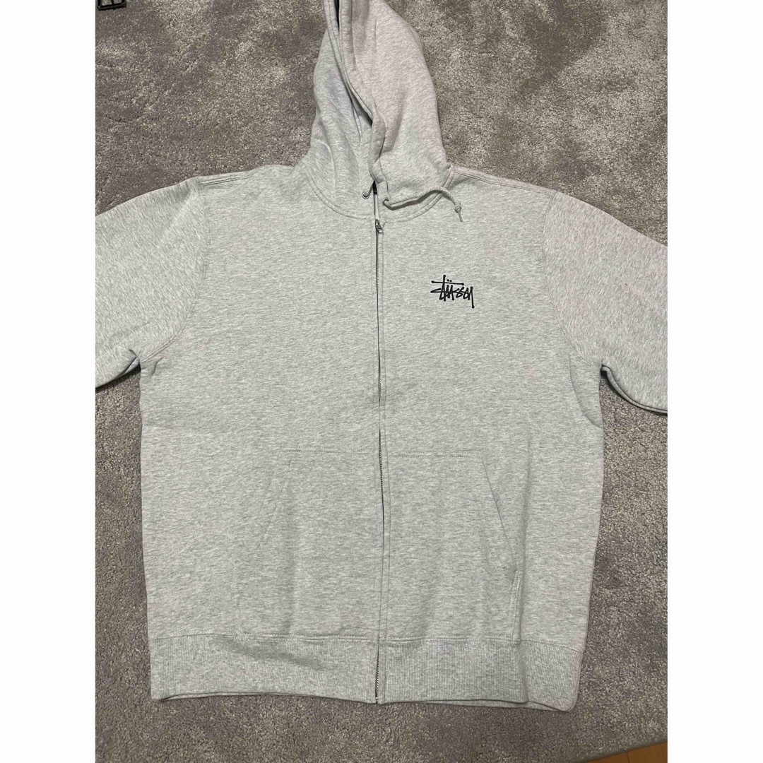 STÜSSY ZIP HOODIE ステューシー　ブラック　S ジップフーディー