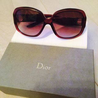 ディオール(Dior)の美品❤️ディオール レッドパープル サングラス(サングラス/メガネ)