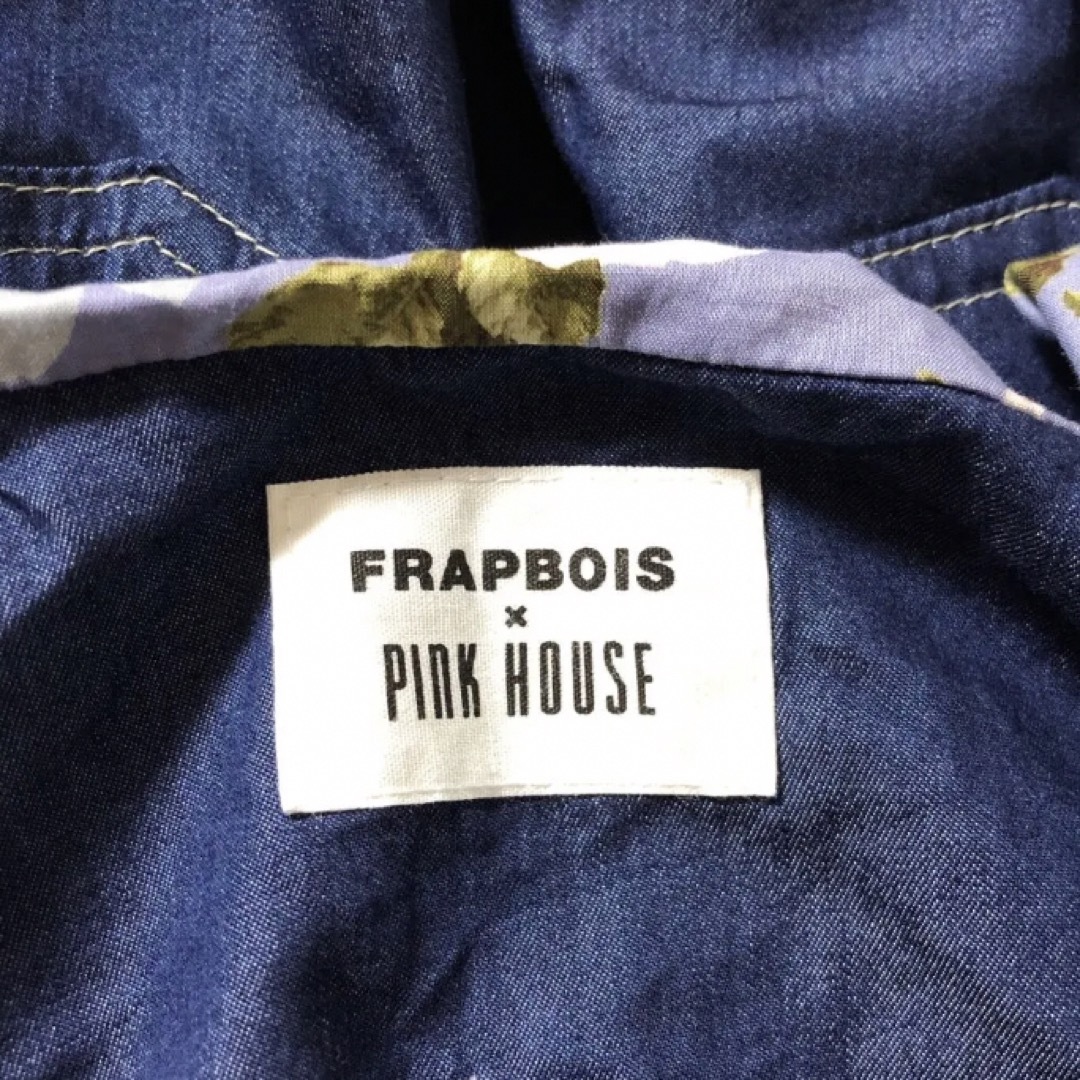PINK HOUSE(ピンクハウス)の専用　新品 PINK HOUSE×FRAPBOIS コラボ 花柄オーバーオール レディースのパンツ(サロペット/オーバーオール)の商品写真