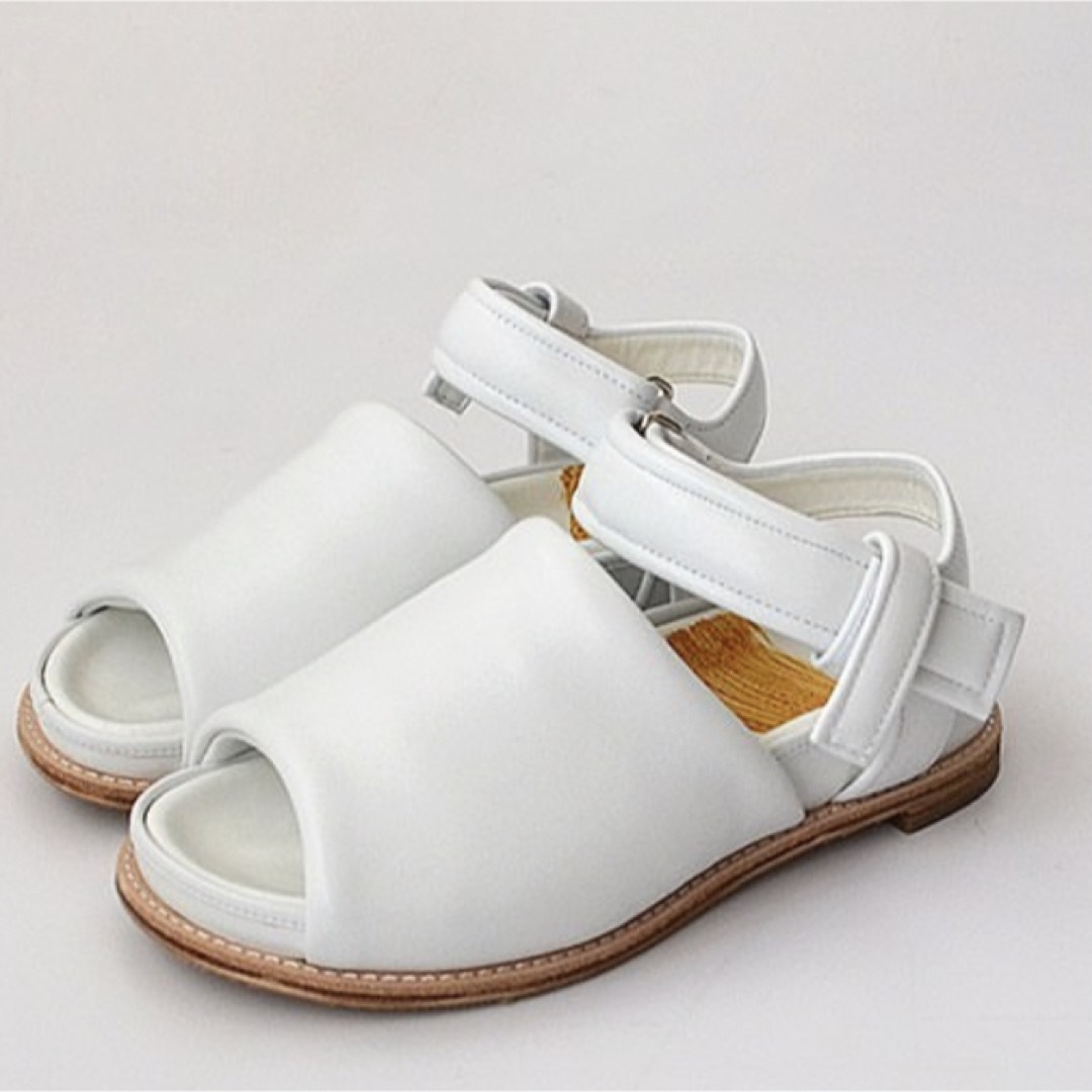 新品 ebagosラム テンダーベルトサンダル WHITEエバゴス-