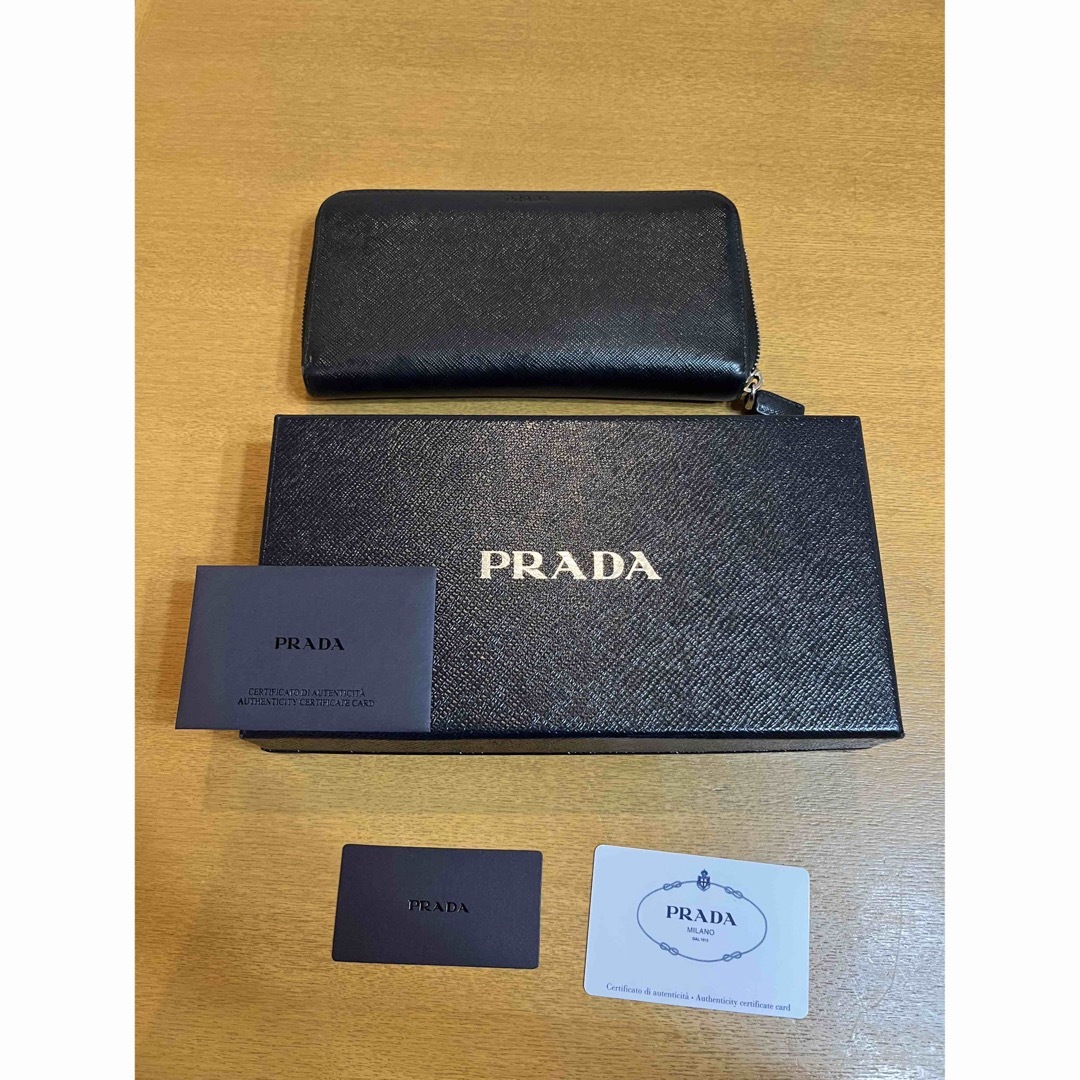 PRADA(プラダ)のPRADA サフィアーノレザー　長財布　2ML317 NERO メンズのファッション小物(長財布)の商品写真