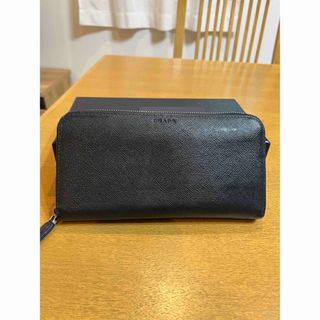 プラダ(PRADA)のPRADA サフィアーノレザー　長財布　2ML317 NERO(長財布)