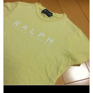 ポロラルフローレン(POLO RALPH LAUREN)のラルフローレンライトイエローコットンカットソ(カットソー(半袖/袖なし))