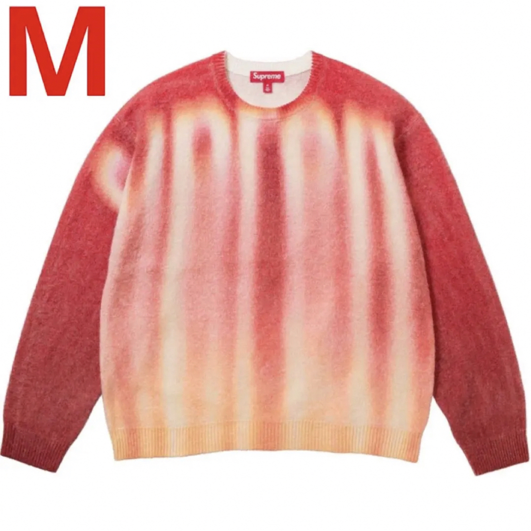 Supreme Blurred Logo Sweater RED Mサイズ | フリマアプリ ラクマ
