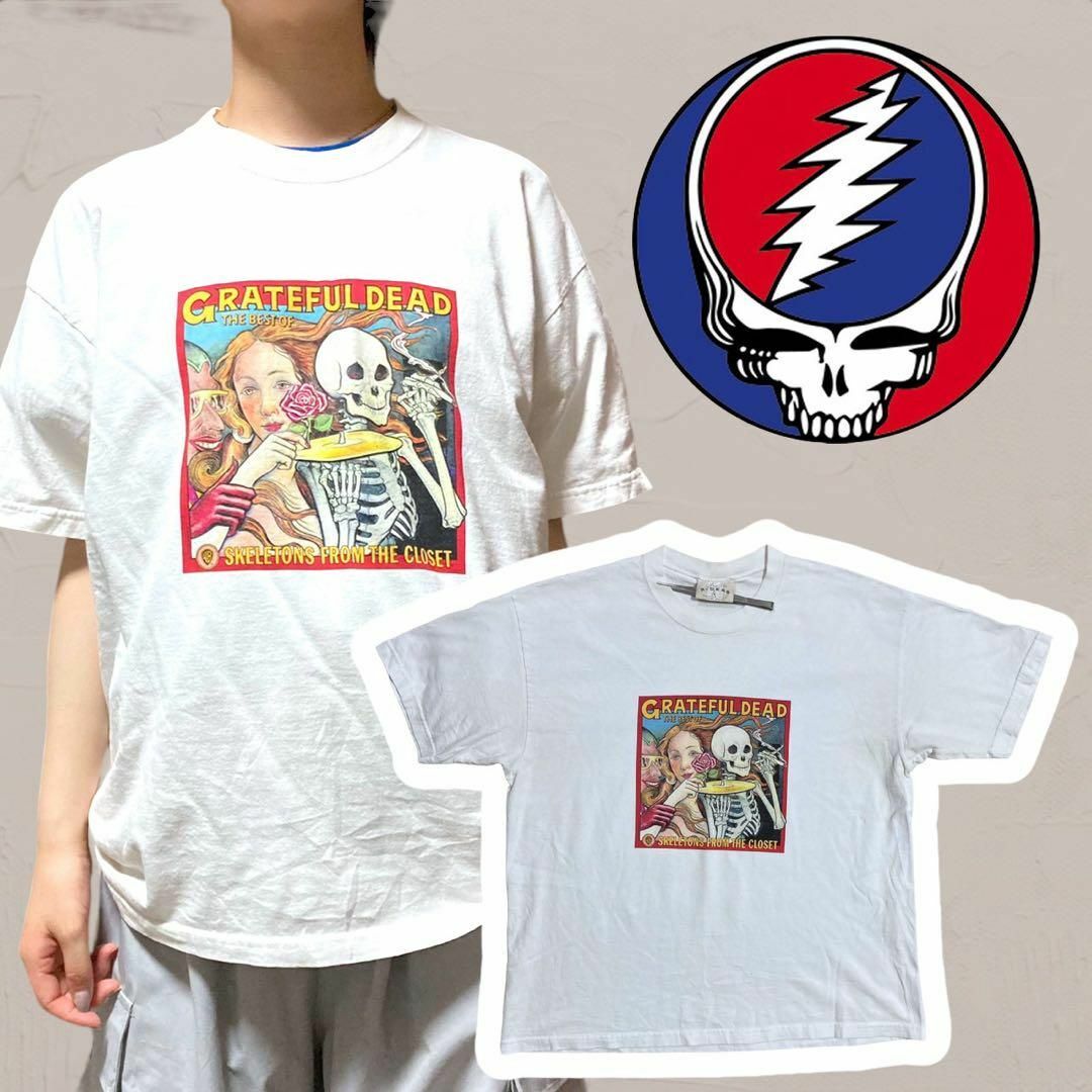 VLG バンド Tシャツ ビンテージ  USA製 白 グレイトフルデッド