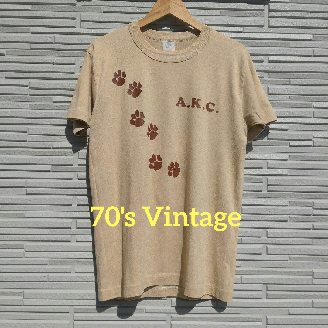 【70's Vintage・TeeJays】  両面 PRINT T-SHIRT