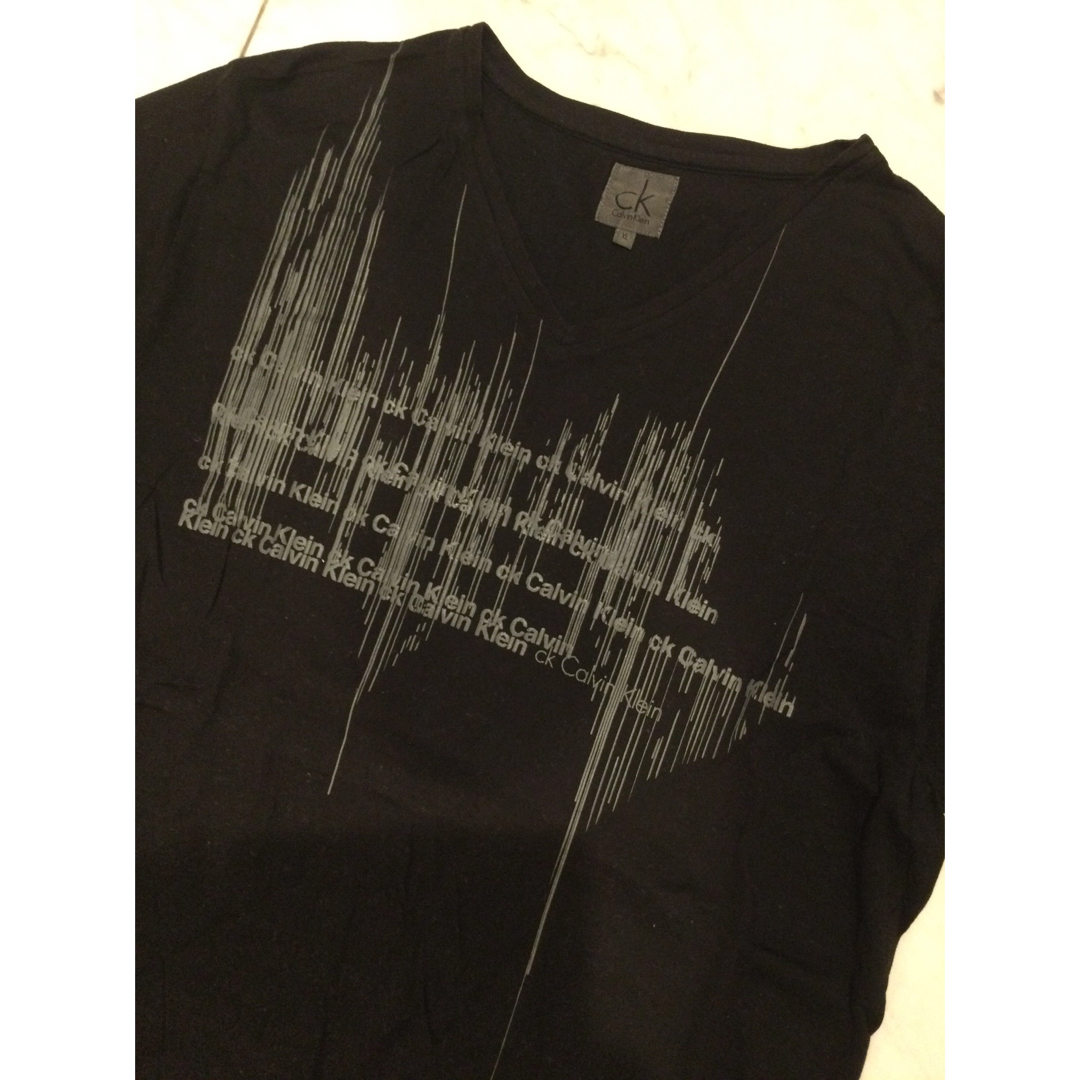 Calvin Klein(カルバンクライン)のCalvinKlein★カルバンクライン Tシャツ（XL）黒 メンズのトップス(Tシャツ/カットソー(半袖/袖なし))の商品写真