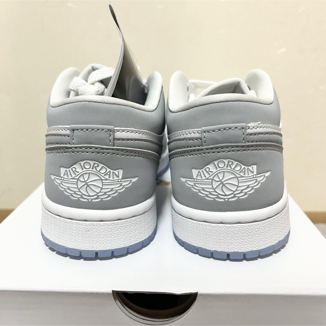 AIR JORDAN 1 LOW エアジョーダン ウルフグレー 24.5cm