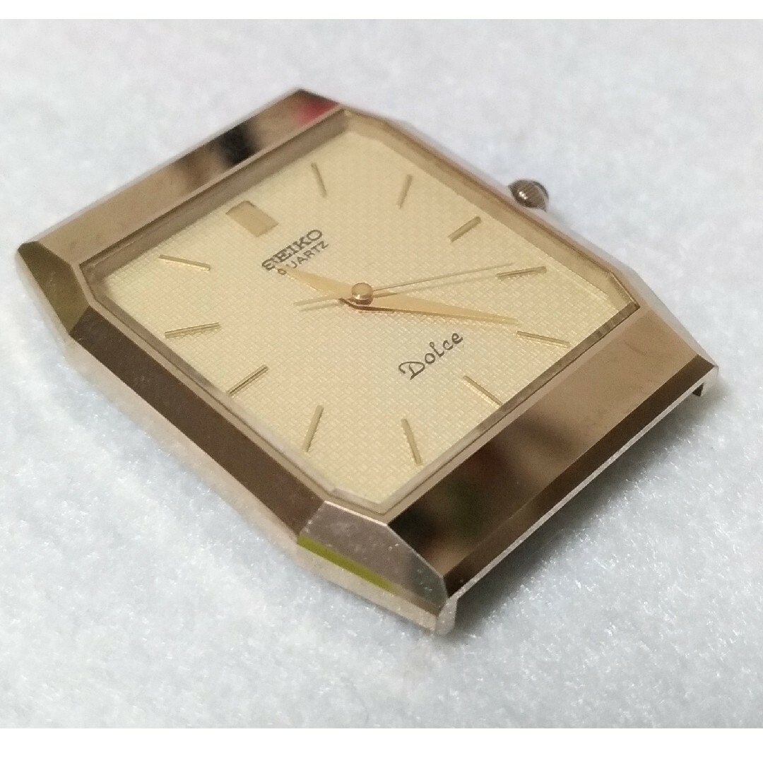 SEIKO(セイコー)の【稼働品】セイコー DOLCE 6030-5530 超硬 (ケース欠け) メンズの時計(腕時計(アナログ))の商品写真