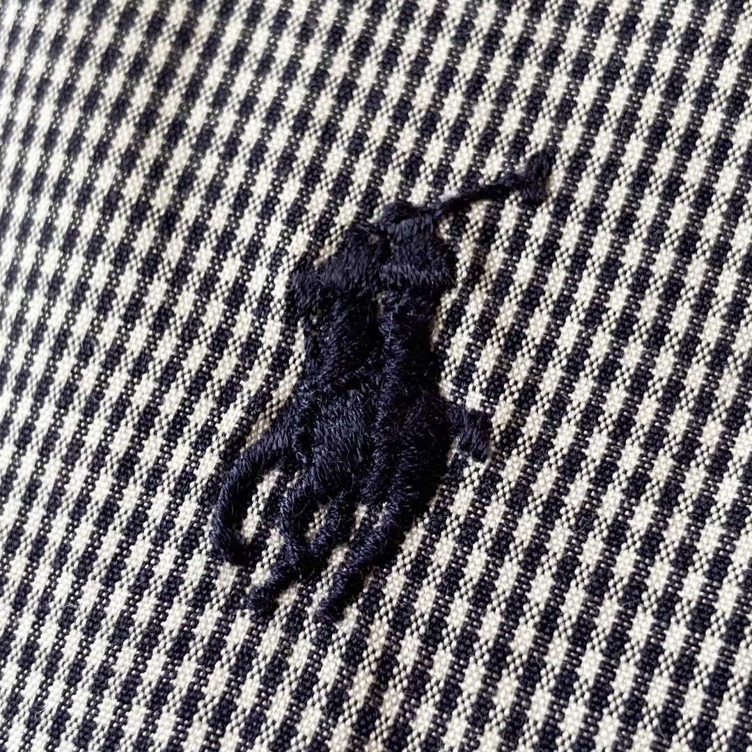 Ralph Lauren(ラルフローレン)のラルフローレン スポーツ ロゴ刺繍 ギンガムチェック 7分袖 シャツ 11 レディースのトップス(シャツ/ブラウス(長袖/七分))の商品写真