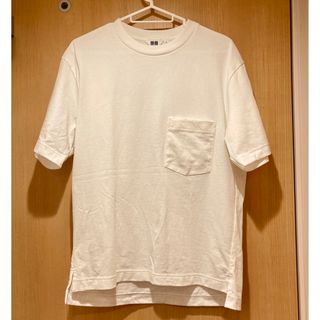 ユニクロ(UNIQLO)のユニクロ　オーバーサイズクルーネックT 白　Sサイズ(Tシャツ(半袖/袖なし))