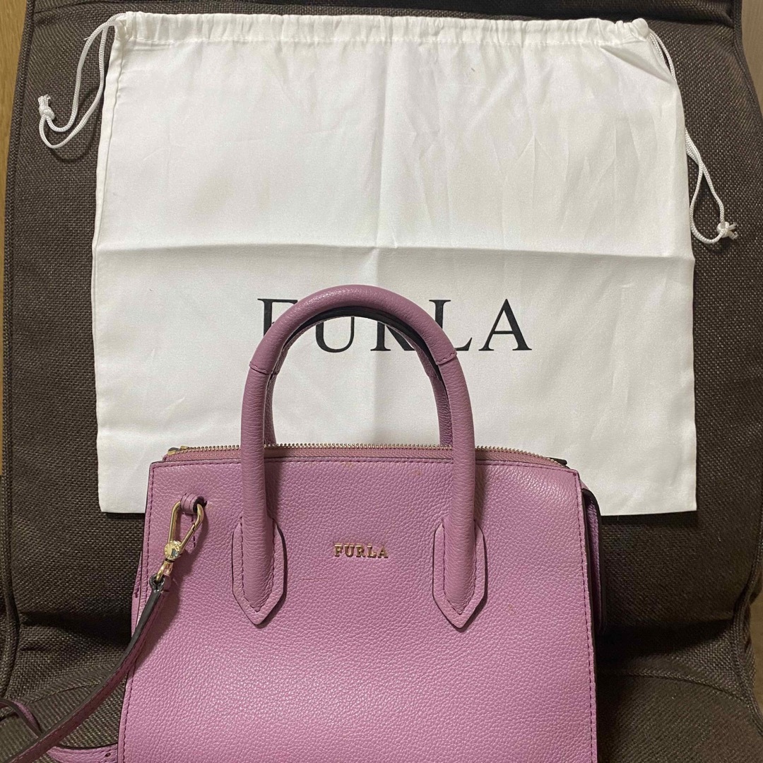 FURLA - フルラ ショルダーバッグ ピンク ラベンダー パープルの FURLA - フルラ ショルダーバッグ ピンク ラベンダー パープルの