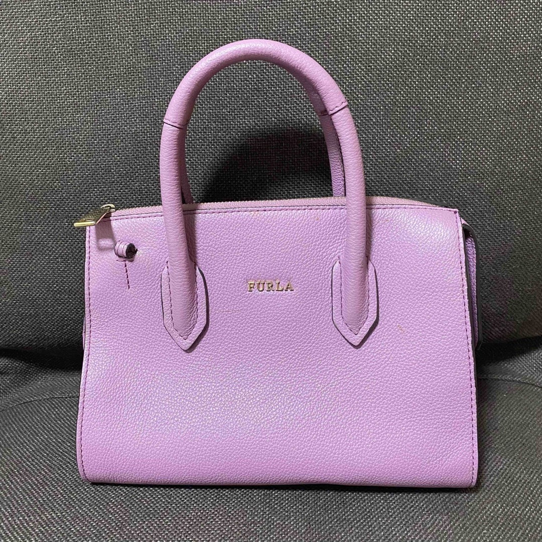 FURLA  ピン ハンドバッグ レディース ラベンダー