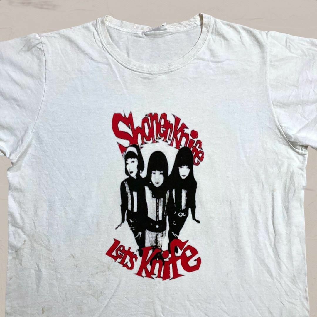 VKW バンドTシャツ ビンテージ 白 ShonenKnife 少年ナイフ - Tシャツ