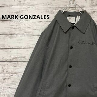 マークゴンザレス(Mark Gonzales)のMARK GONZALES コーチジャケット アート プリント グレー(その他)