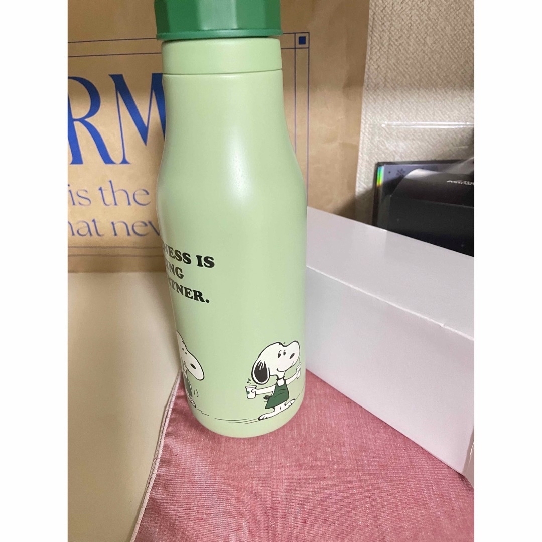 ステンレスロゴボトル PEANUTS 473ml スヌーピー