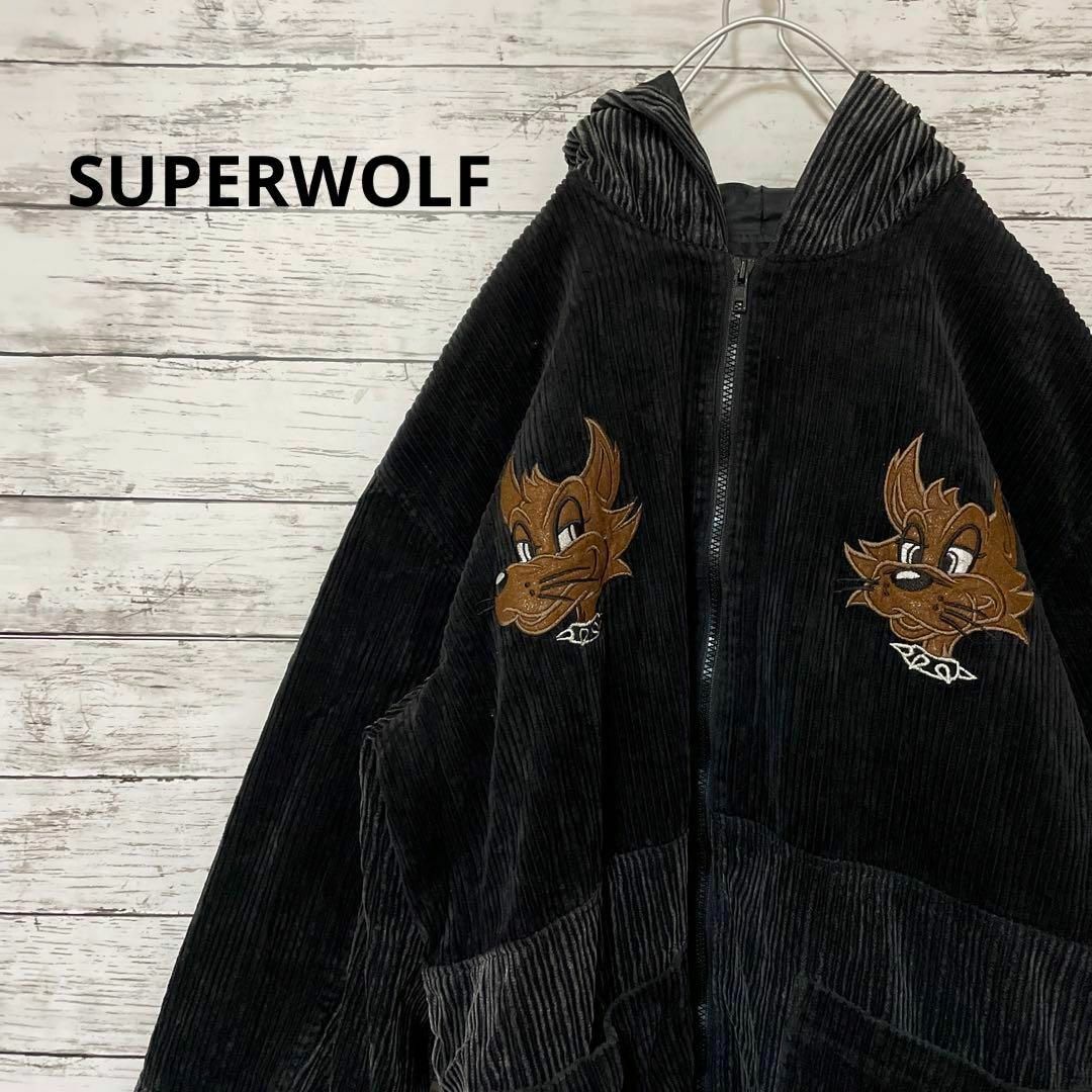 SUPERWOLF セットアップ コーデュロイ 刺繍 スケーター 上下セット