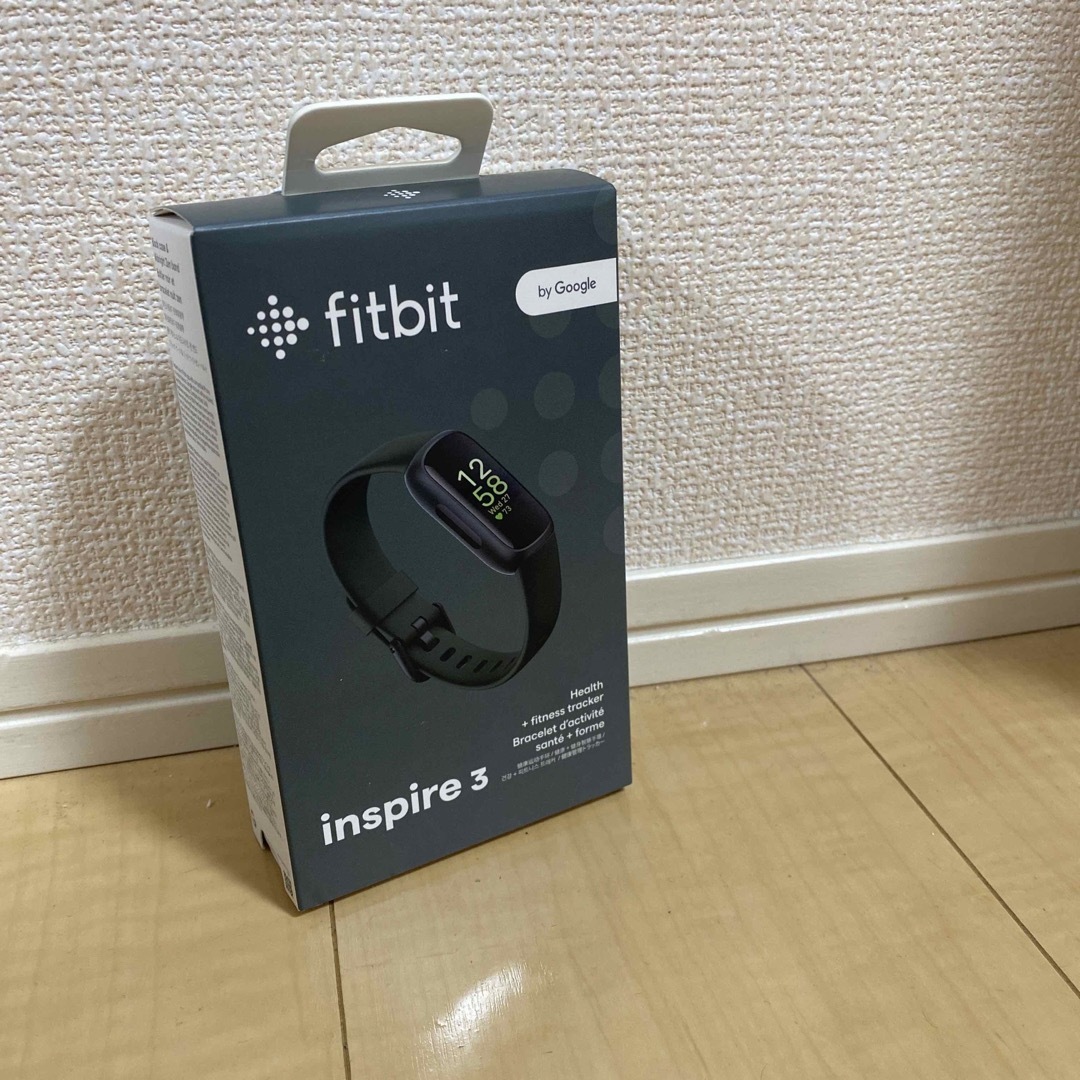 fitbit inspire3 ブラックフィットビット