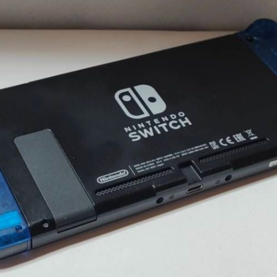 任天堂switch　ジョイコンカスタム　クリアブルー 4