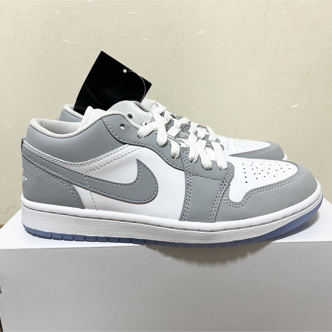 AIR JORDAN 1 LOW エアジョーダン ウルフグレー 24.0cm